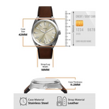 RELOJ ANALOGICO HOMBRE FS6071 FOSSIL	MARRON CASUAL 1031026