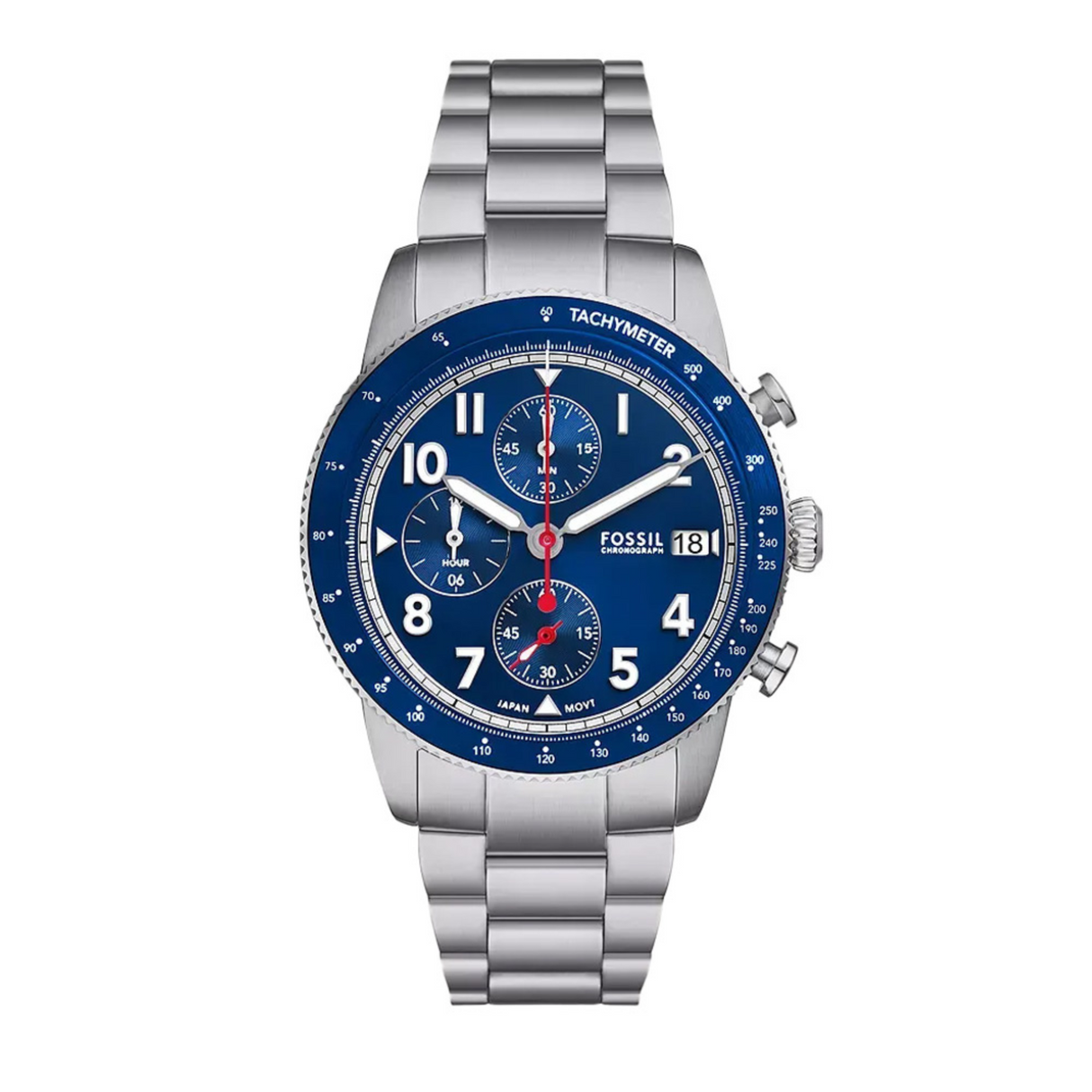 RELOJ ANALOGICO HOMBRE FS6047 FOSSIL	PLATEADO CLASICO 1031025