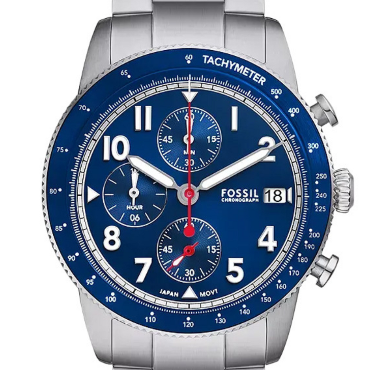 RELOJ ANALOGICO HOMBRE FS6047 FOSSIL	PLATEADO CLASICO 1031025