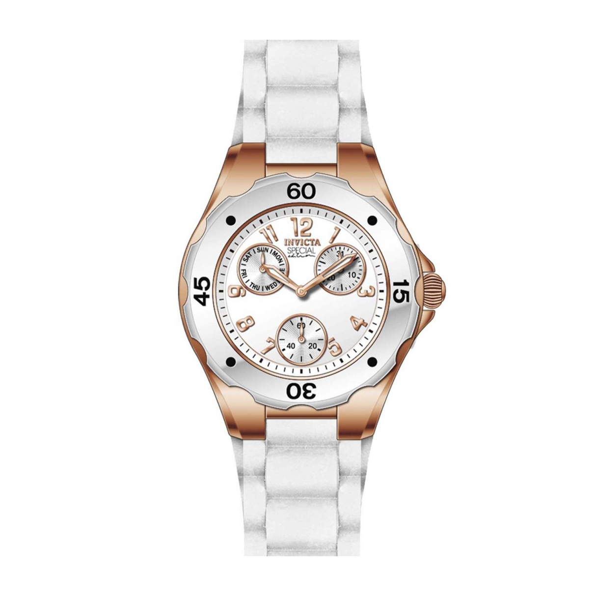 RELOJ ANALOGICO MUJER 18798 INVICTA ANGEL BLANCO SPORT