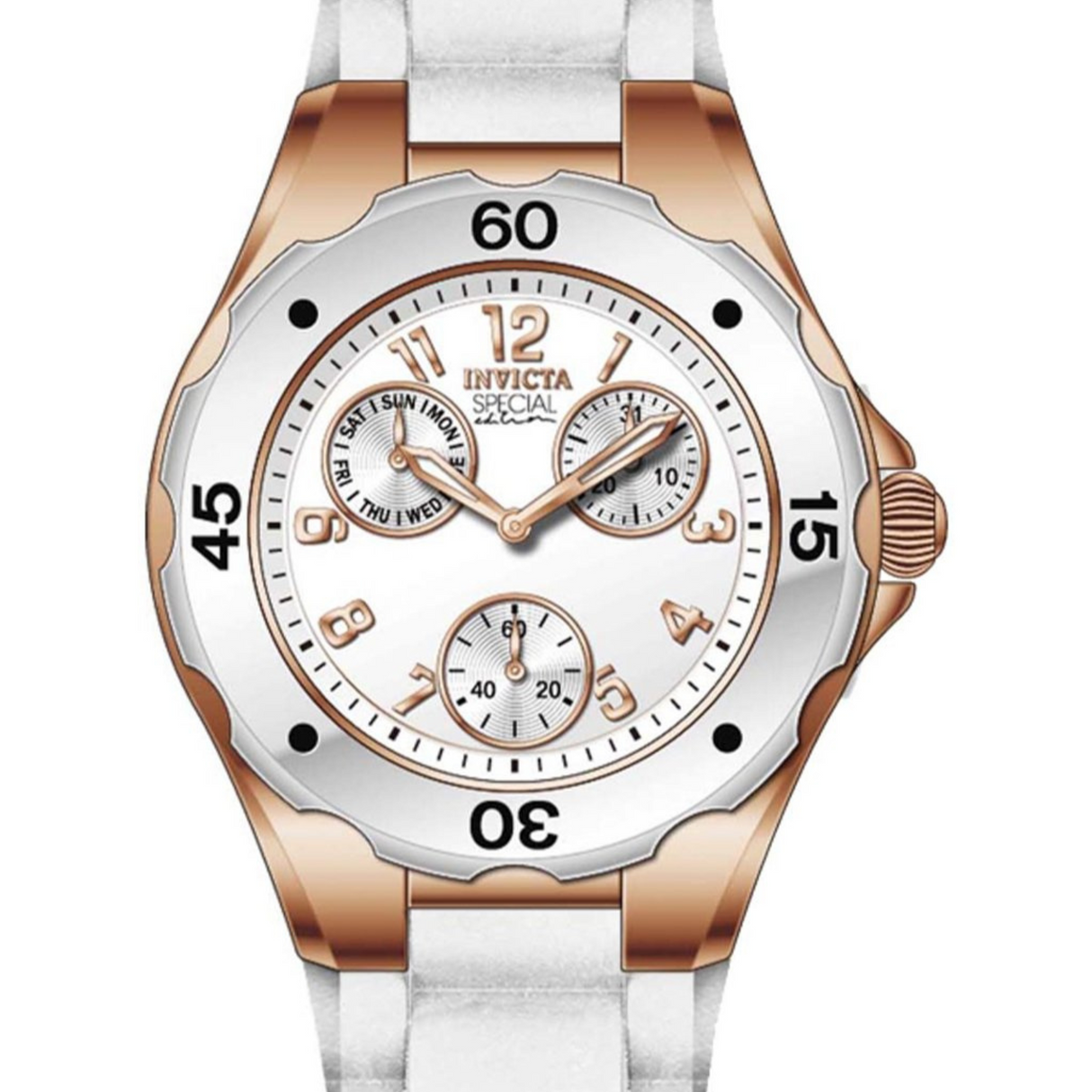 RELOJ ANALOGICO MUJER 18798 INVICTA ANGEL BLANCO SPORT