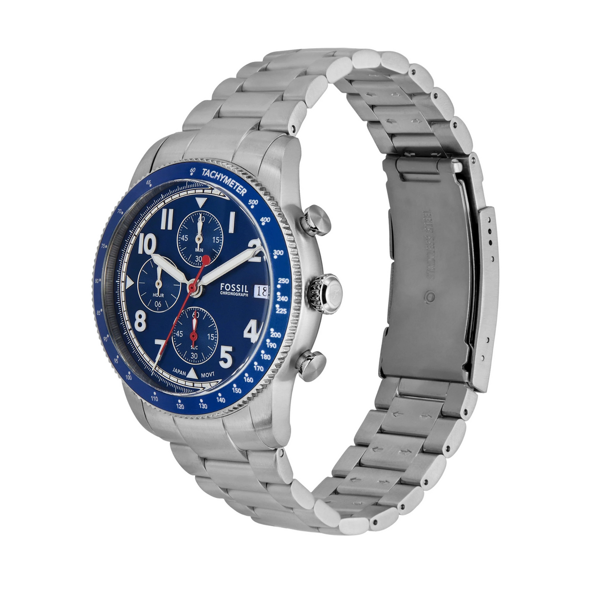 RELOJ ANALOGICO HOMBRE FS6047 FOSSIL	PLATEADO CLASICO 1031025