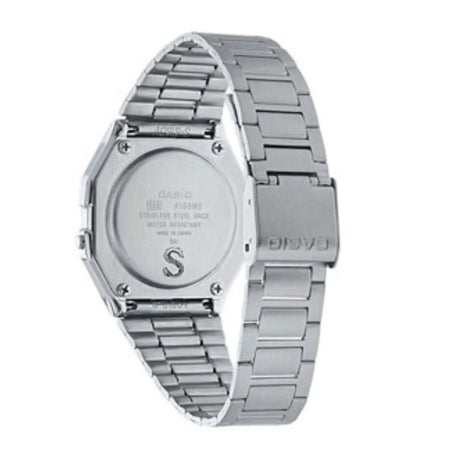 RELOJ DIGITAL UNISEX A158WEA-9CF CASIO PLATEADO CLASICO 1030121 CASIO