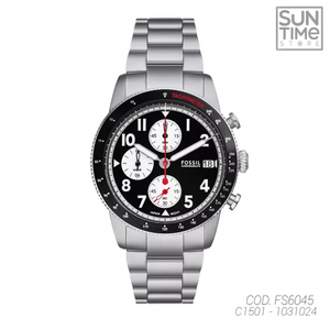 RELOJ ANALOGICO HOMBRE FS6045 FOSSIL	PLATEADO CLASICO 1031024