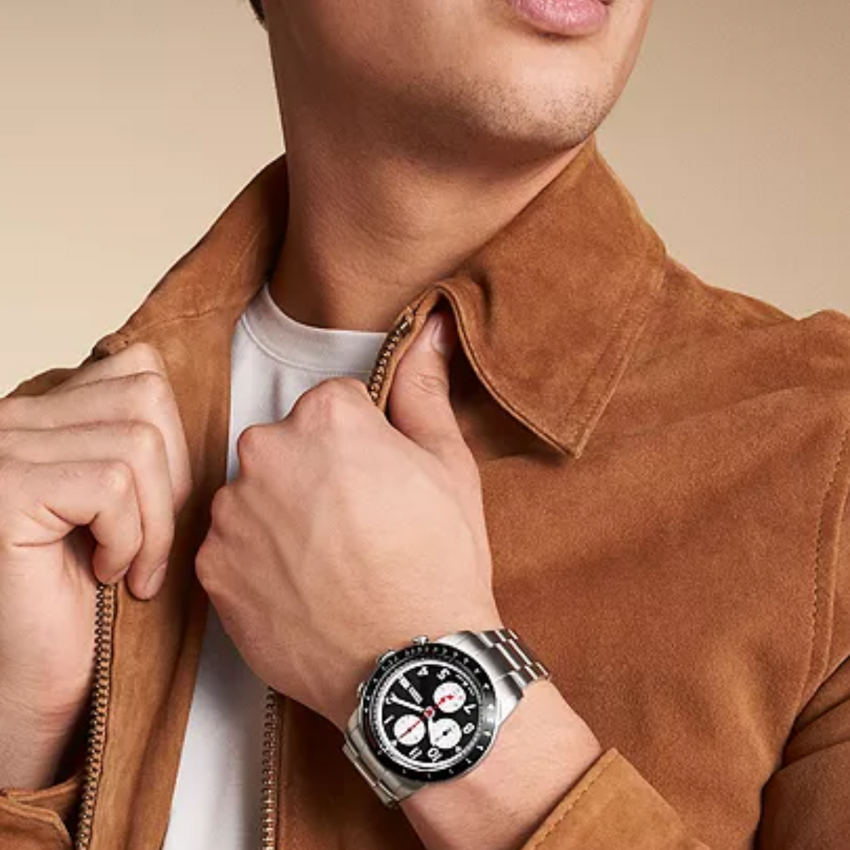 RELOJ ANALOGICO HOMBRE FS6045 FOSSIL	PLATEADO CLASICO 1031024