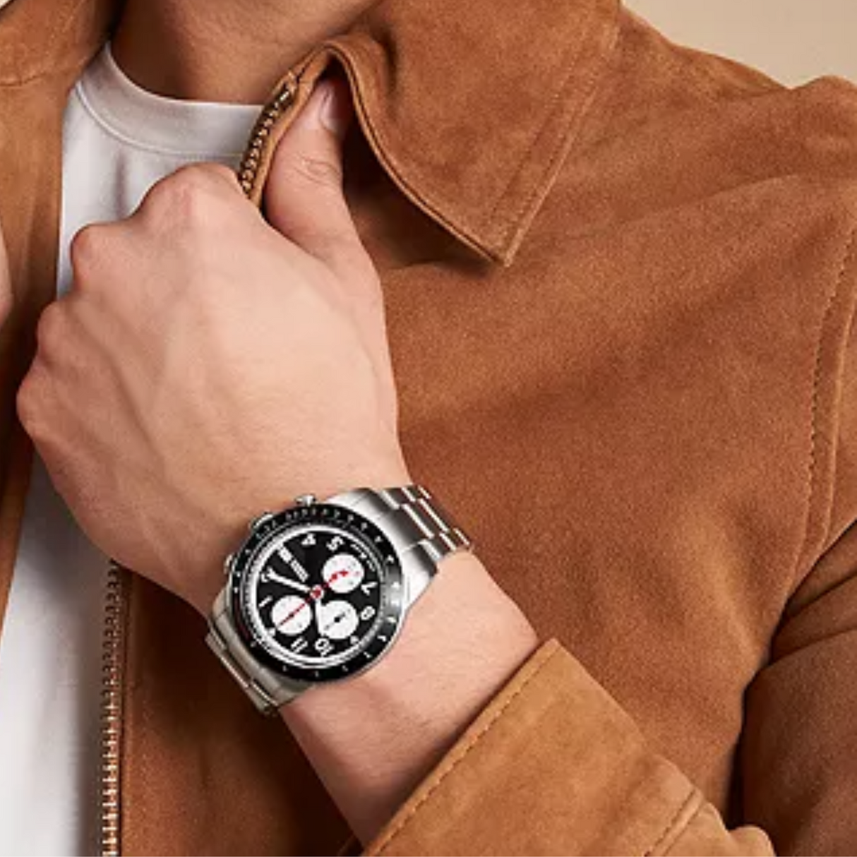 RELOJ ANALOGICO HOMBRE FS6045 FOSSIL	PLATEADO CLASICO 1031024
