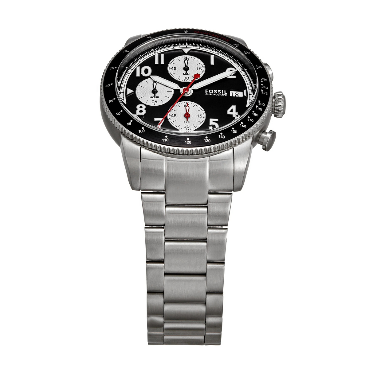 RELOJ ANALOGICO HOMBRE FS6045 FOSSIL	PLATEADO CLASICO 1031024