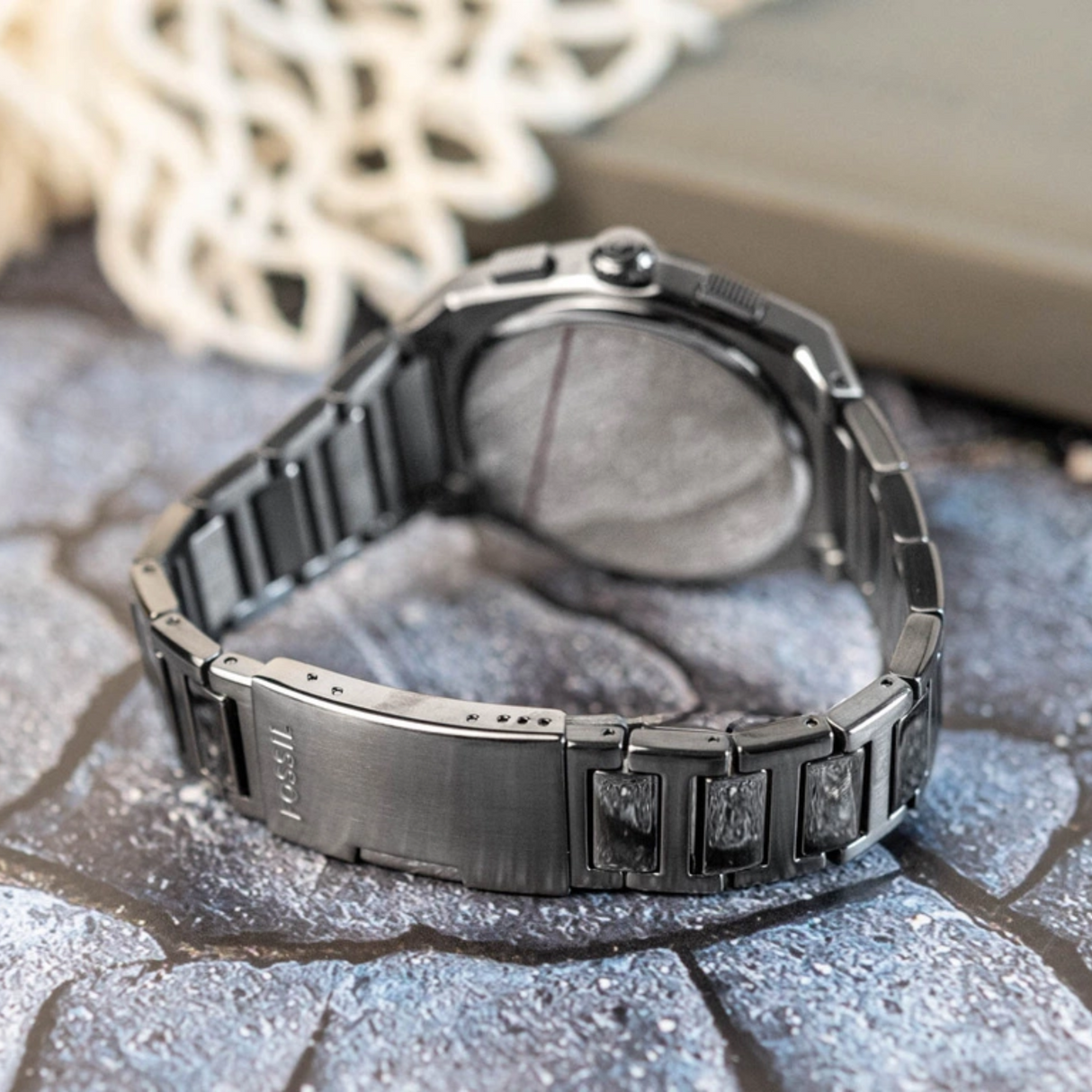 RELOJ ANALOGICO HOMBRE FS6107 FOSSIL PLATEADO CLASICO 1031030