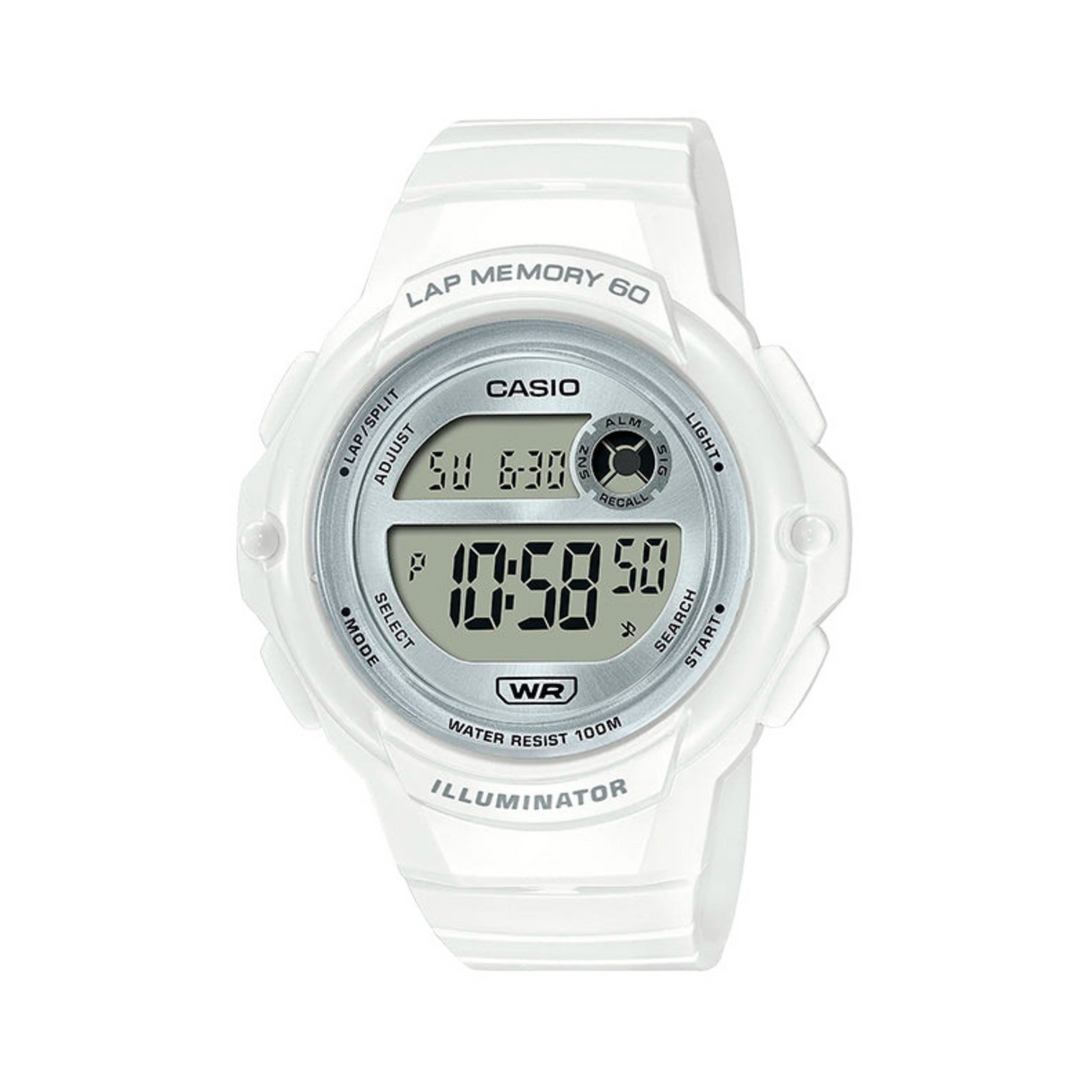 RELOJ DIGITAL MUJER LWS-1200H-7A1VCF CASIO BLANCO SPORT 1030163
