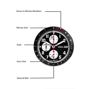 RELOJ ANALOGICO HOMBRE FS6045 FOSSIL	PLATEADO CLASICO 1031024
