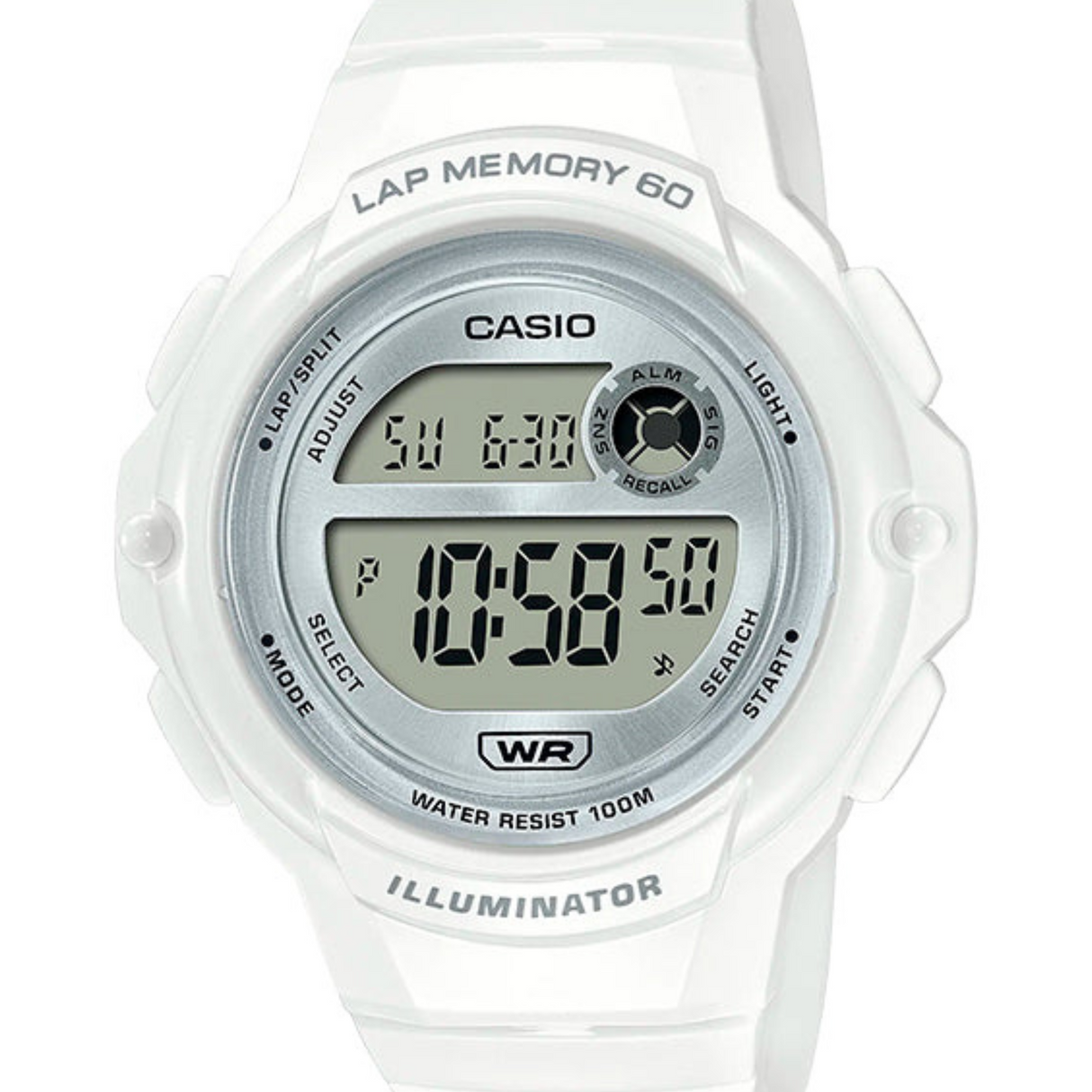 RELOJ DIGITAL MUJER LWS-1200H-7A1VCF CASIO BLANCO SPORT 1030163