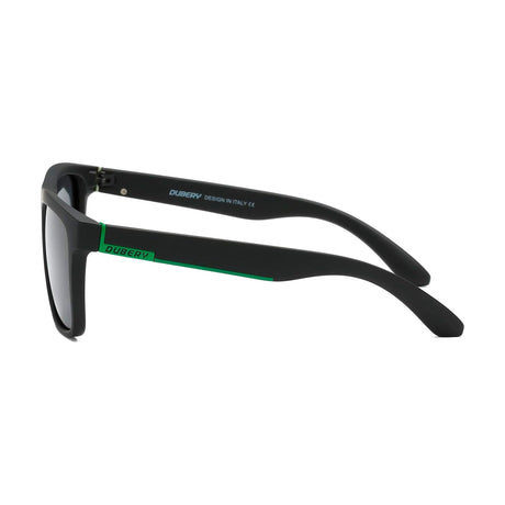 LENTES DE SOL POLARIZADO UNISEX D731 DUBERY NEGRO/NEGRO/VERDE DUBERY