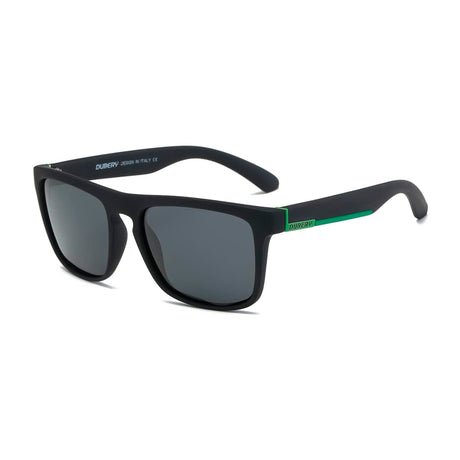 LENTES DE SOL POLARIZADO UNISEX D731 DUBERY NEGRO/NEGRO/VERDE DUBERY