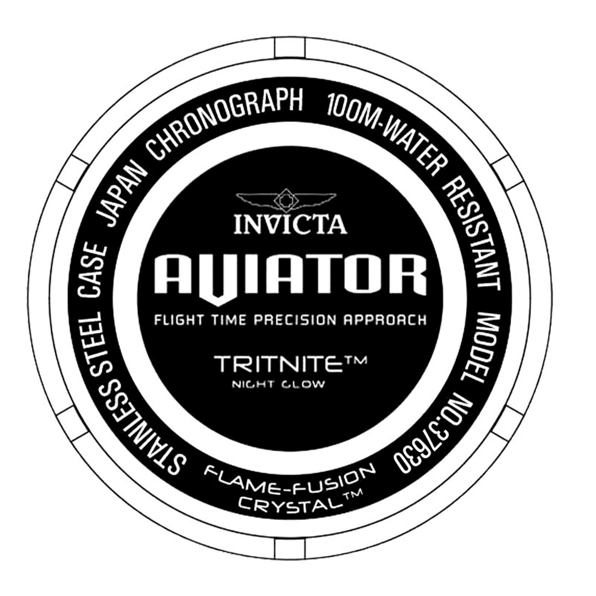 RELOJ ANALOGICO HOMBRE 37630 INVICTA AVIATOR INVICTA