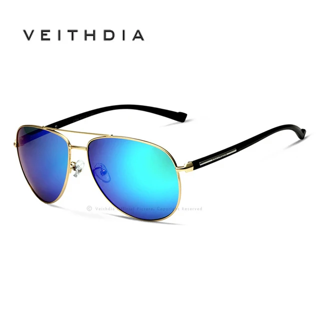 Lentes de sol para hombre Veithdia UV400 gafas polarizados VEITHDIA