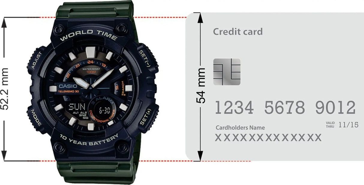 RELOJ ACUATICO HOMBRE AEQ-110W-3AVDF CASIO CASIO