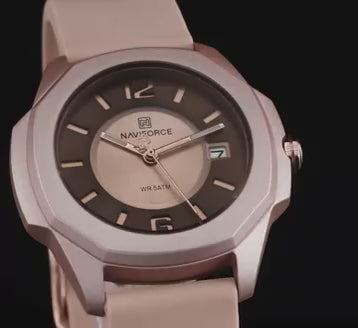 RELOJ ANALOGICO MUJER NF7107 NAVIFORCE ROSE GOLD CASUAL 1030880