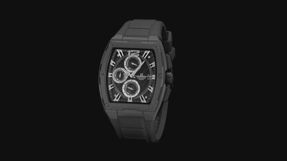 RELOJ ANALOGICO HOMBRE NF8050 NAVIFORCE NEGRO CASUAL 1030899