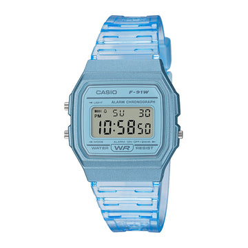 RELOJ ACUATICO HOMBRE F-91WS-2D CASIO