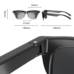 SMART GLASSES BLUETOOTH 5.3 LENTES DE SOL INTELIGENTE UV400 UNISEX F-06 SMART TIME