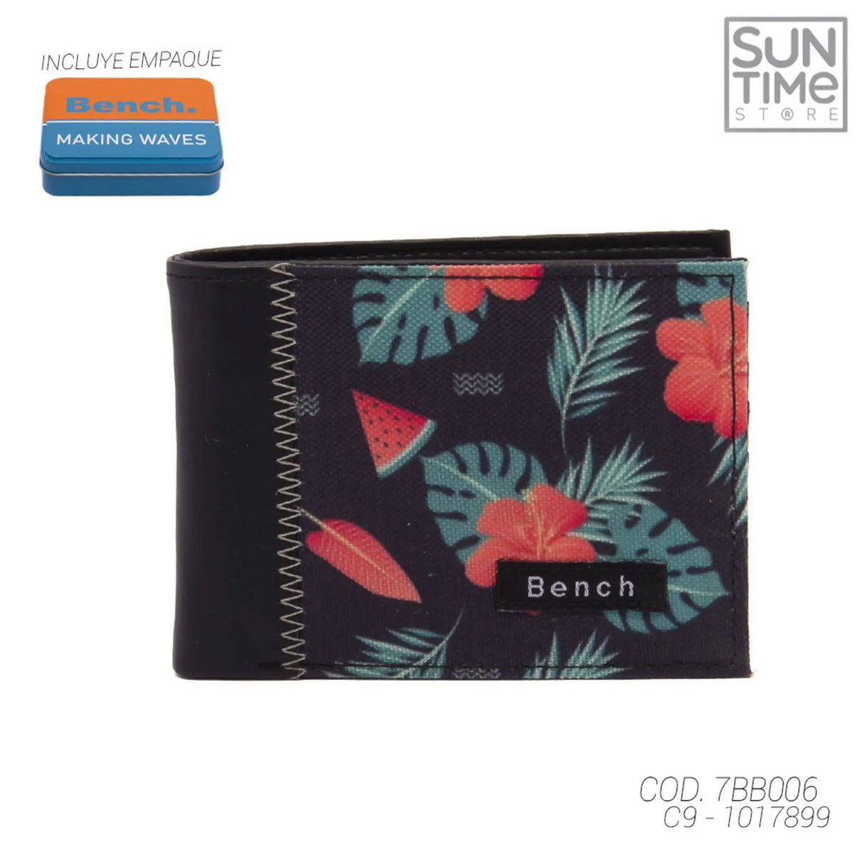 BILLETERA DOBLE PLIEGO HOMBRE 7BB006 BENCH - 1017899 BENCH