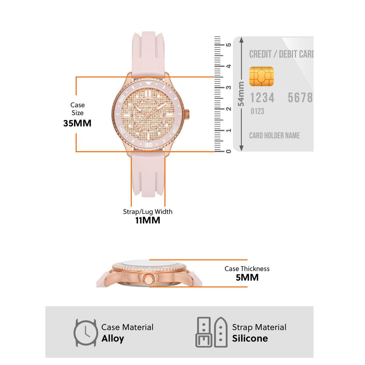 RELOJ ANALOGICO MUJER SR9061 SKECHERS