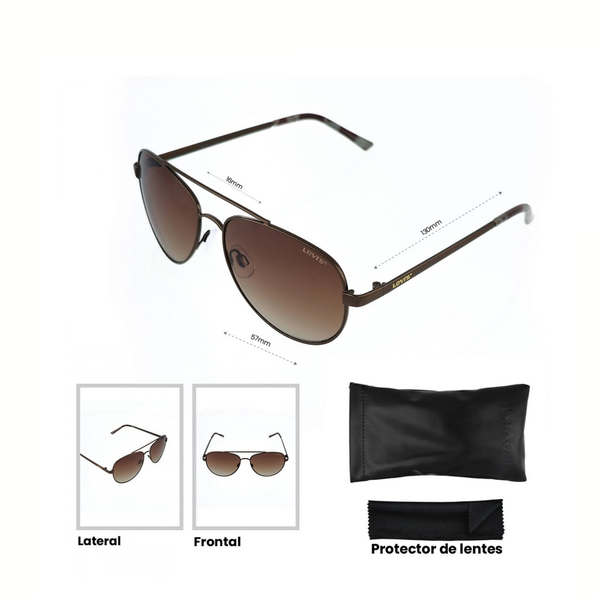 LENTES DE SOL UV400 MUJER X13048 LEVIS
