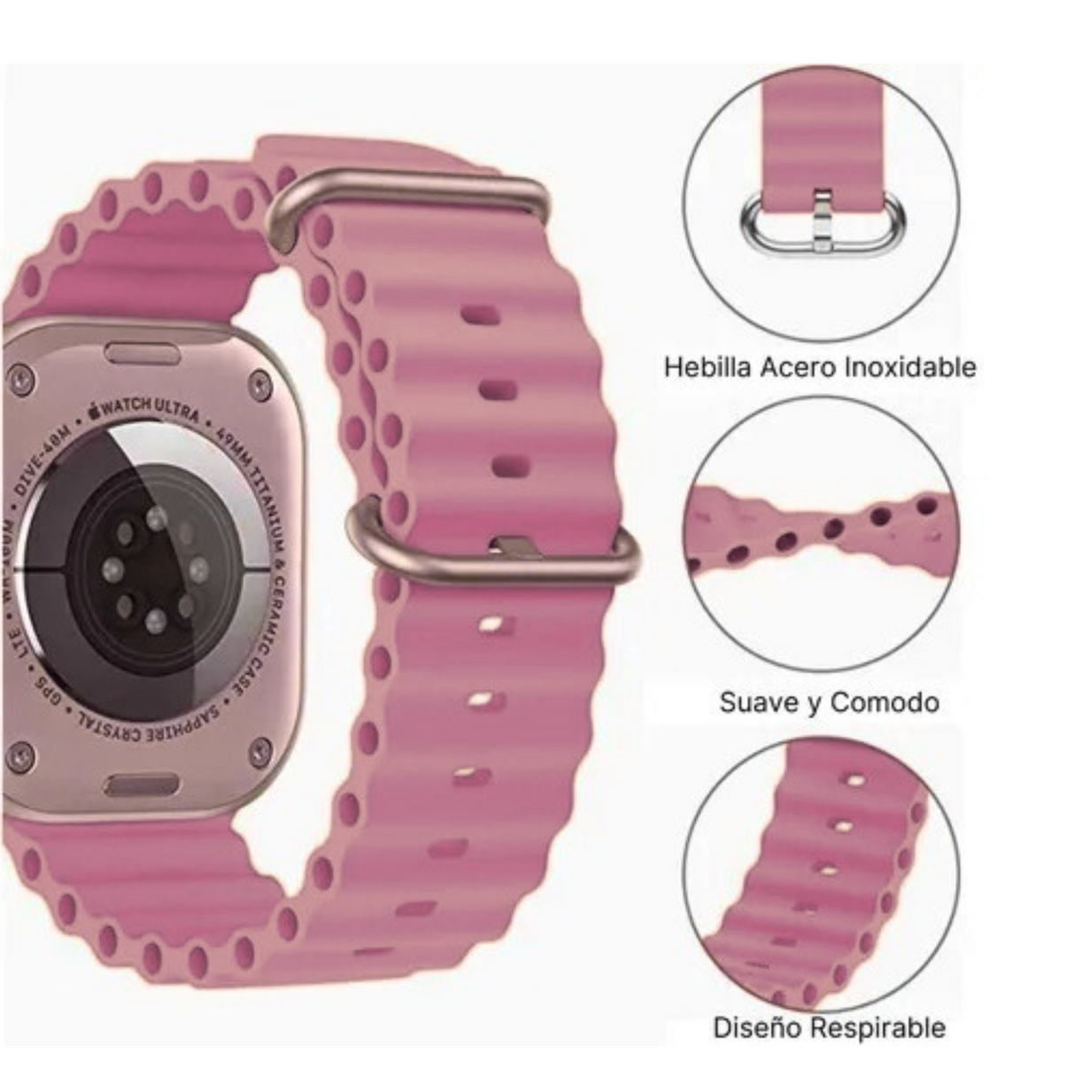 ACCESORIO CORREA RELOJ UNISEX CRS49 SMART TIME 1020227