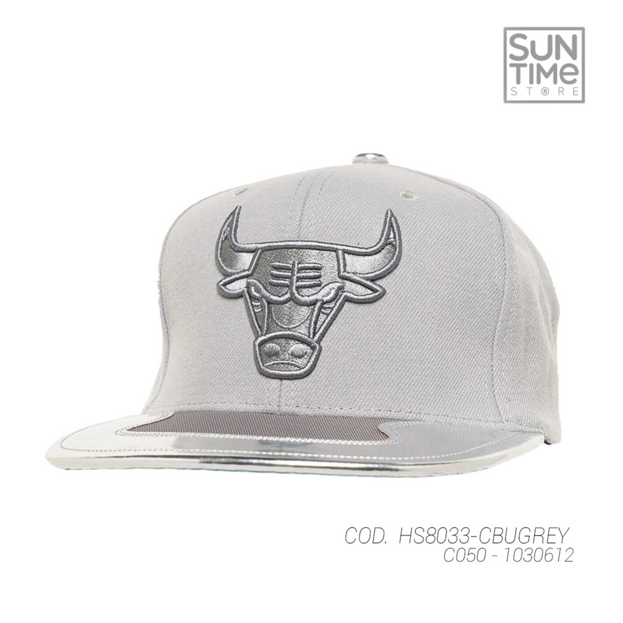 GORRA MITCHELL & NESS NBA-CHICACO BULLS  HS8033-CBUGREY URBANO PLOMO 1030612