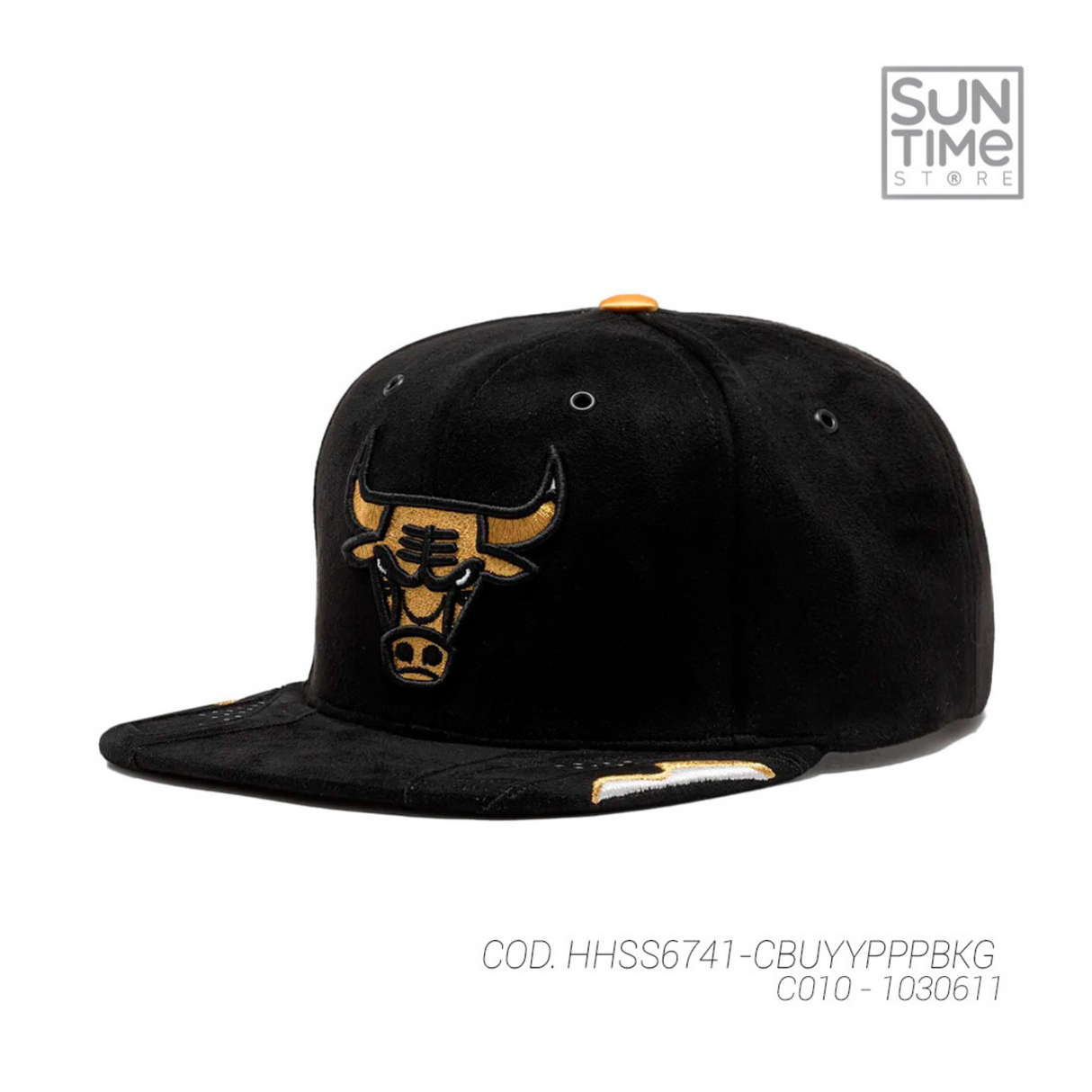 GORRA MITCHELL & NESS NBA-CHICACO BULLS  HHSS6741-CBUYYPPPBKG URBANO NEGRO 1030611
