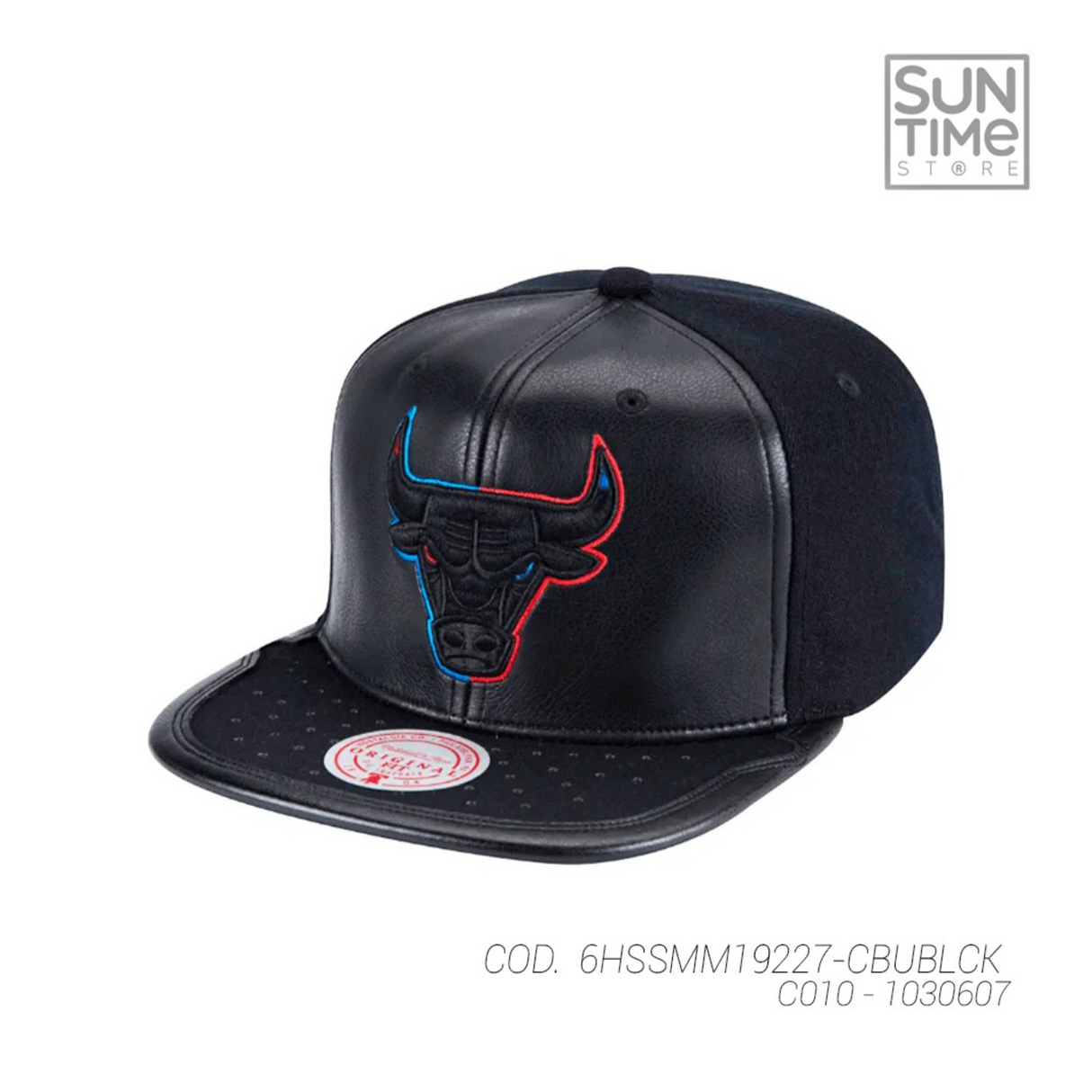 GORRA MITCHELL & NESS NBA-CHICACO BULLS  6HSSMM19227-CBUBLCK NEGRO URBANO 1030607