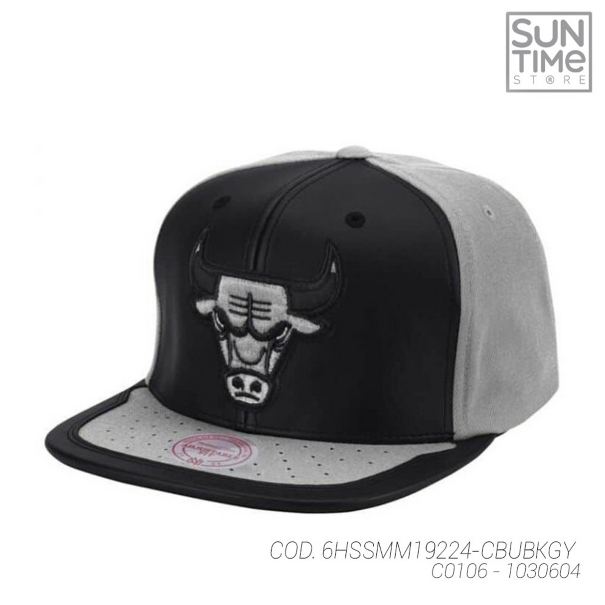 GORRA MITCHELL & NESS NBA-CHICACO BULLS  6HSSMM19224-CBUBKGY NEGRO URBANO 1030604