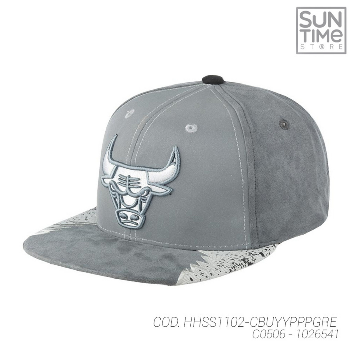 GORRA MITCHELL & NESS  NBA DAY 5 SNAPBACK BULLS  HHSS1102-CBUYYPPPGREY PLOMO URBANO