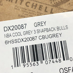 GORRA MITCHELL AND NESS  NBA-CHICAGO BULLS  6HSSDX20087-CBUGREY MITCHELL AND NESS