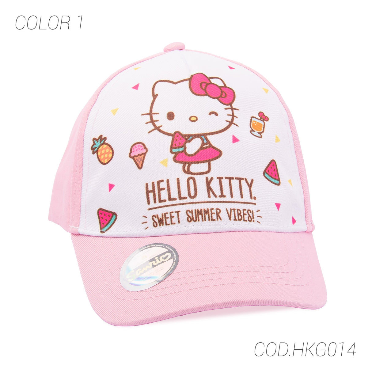 GORRA CON BROCHE MUJER HKG014 HELLO KITTY