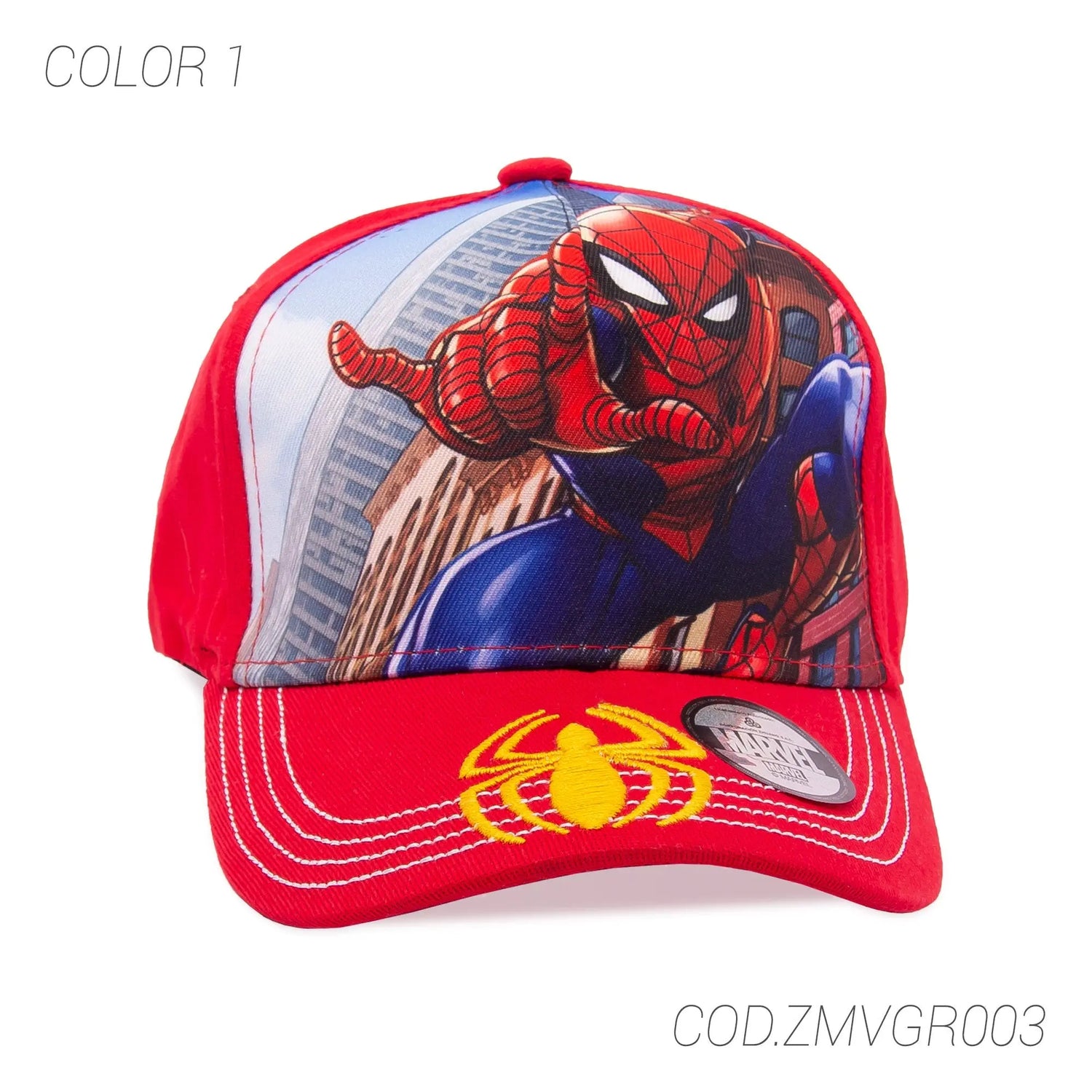 GORRA MALLA KIDS ZMVGR003 SPIDERMAN - SUNTIMESTORE.COM