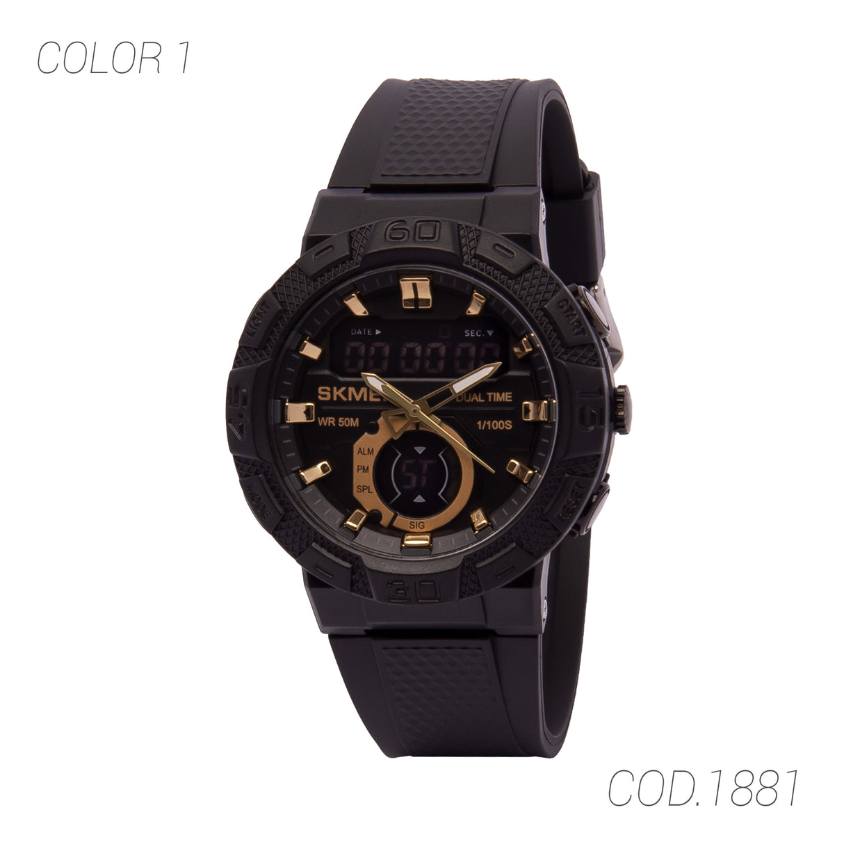 RELOJ ACUÁTICO HOMBRE 1881 SKMEI