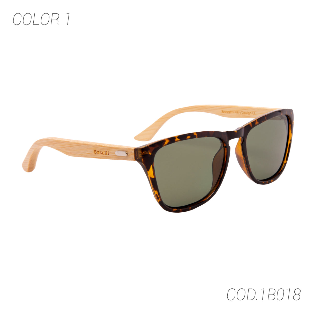 LENTES DE SOL POLARIZADOS UNISEX 1B018 BOSELLI