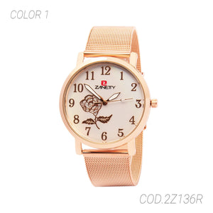 RELOJ RESISTENTE MUJER 2Z136R ZANETTY ZANETTY
