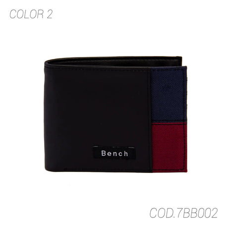 BILLETERA HOMBRE DOBLE PLIEGO 7BB002 BENCH BENCH