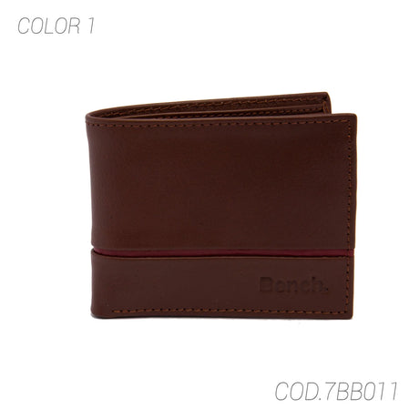 BILLETERA HOMBRE DOBLE PLIEGO 7BB011 BENCH BENCH