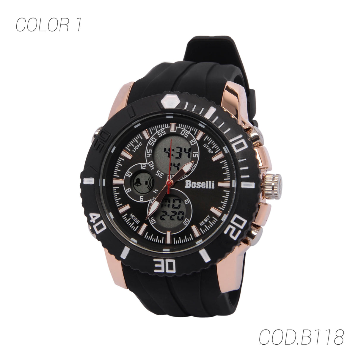 RELOJ ACUATICO HOMBRE B118 BOSELLI