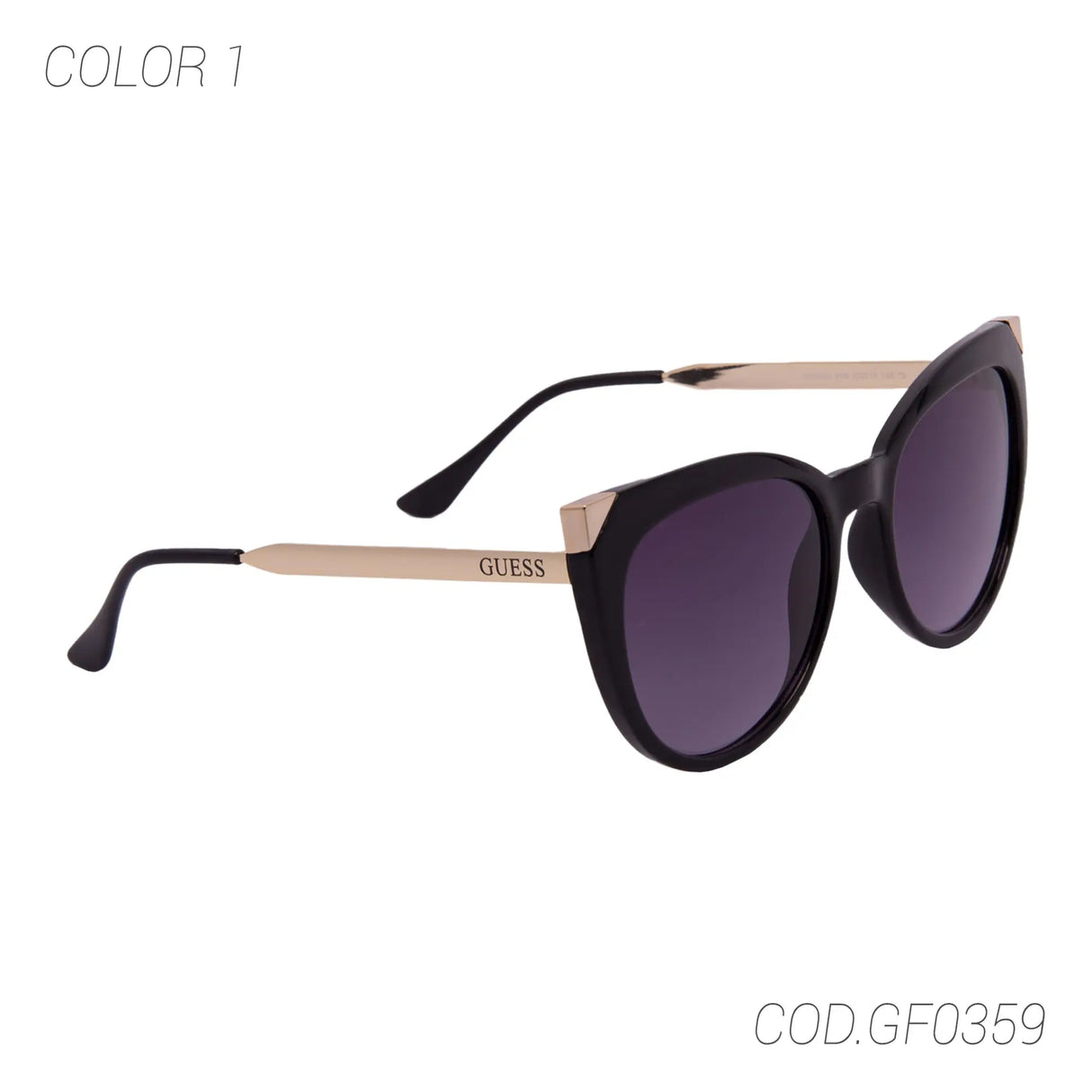 LENTES DE SOL UV400 MUJER GF0359 01B GUESS GUESS