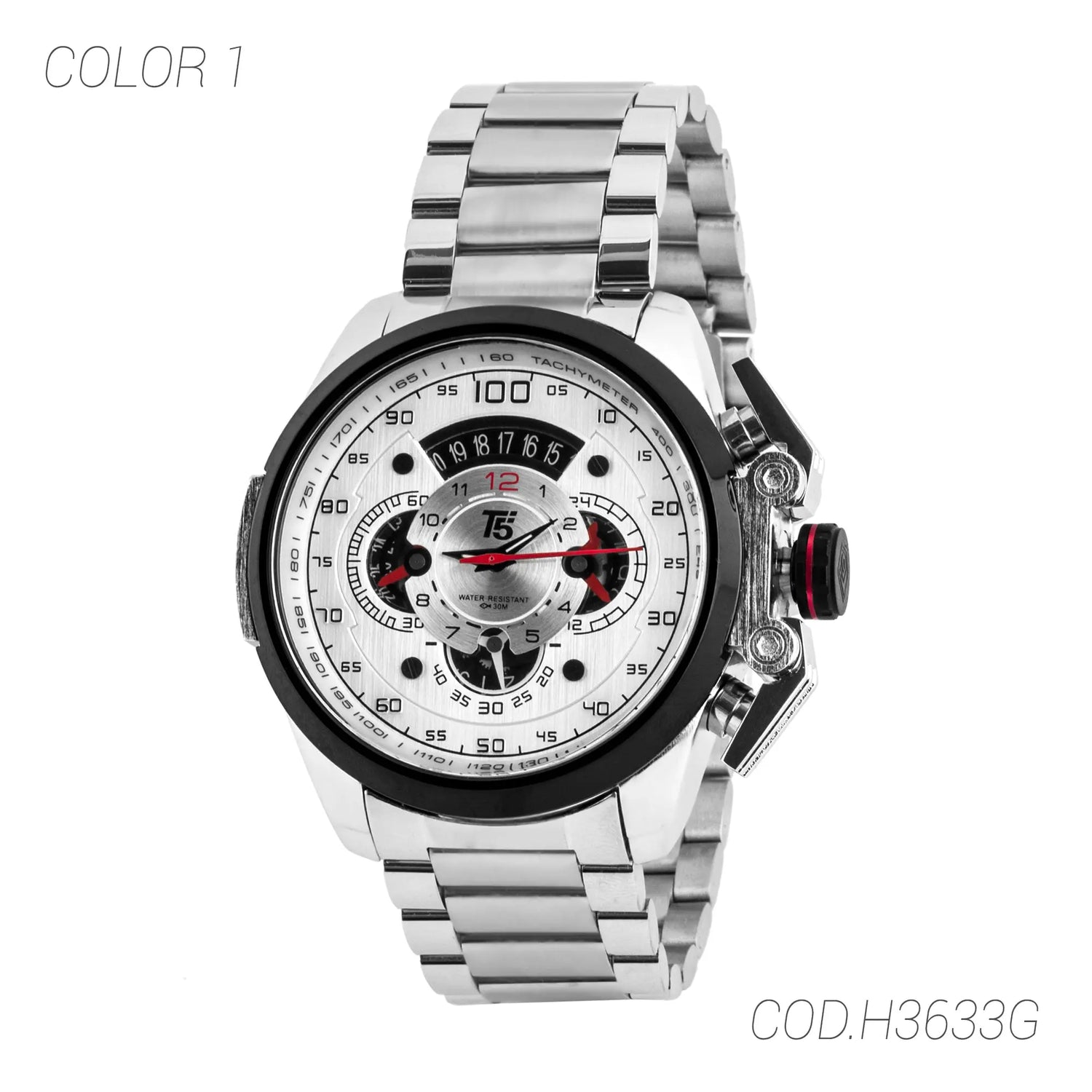T5 RELOJ ELEGANTE ACUÁTICO H3633G - SUNTIMESTORE.COM