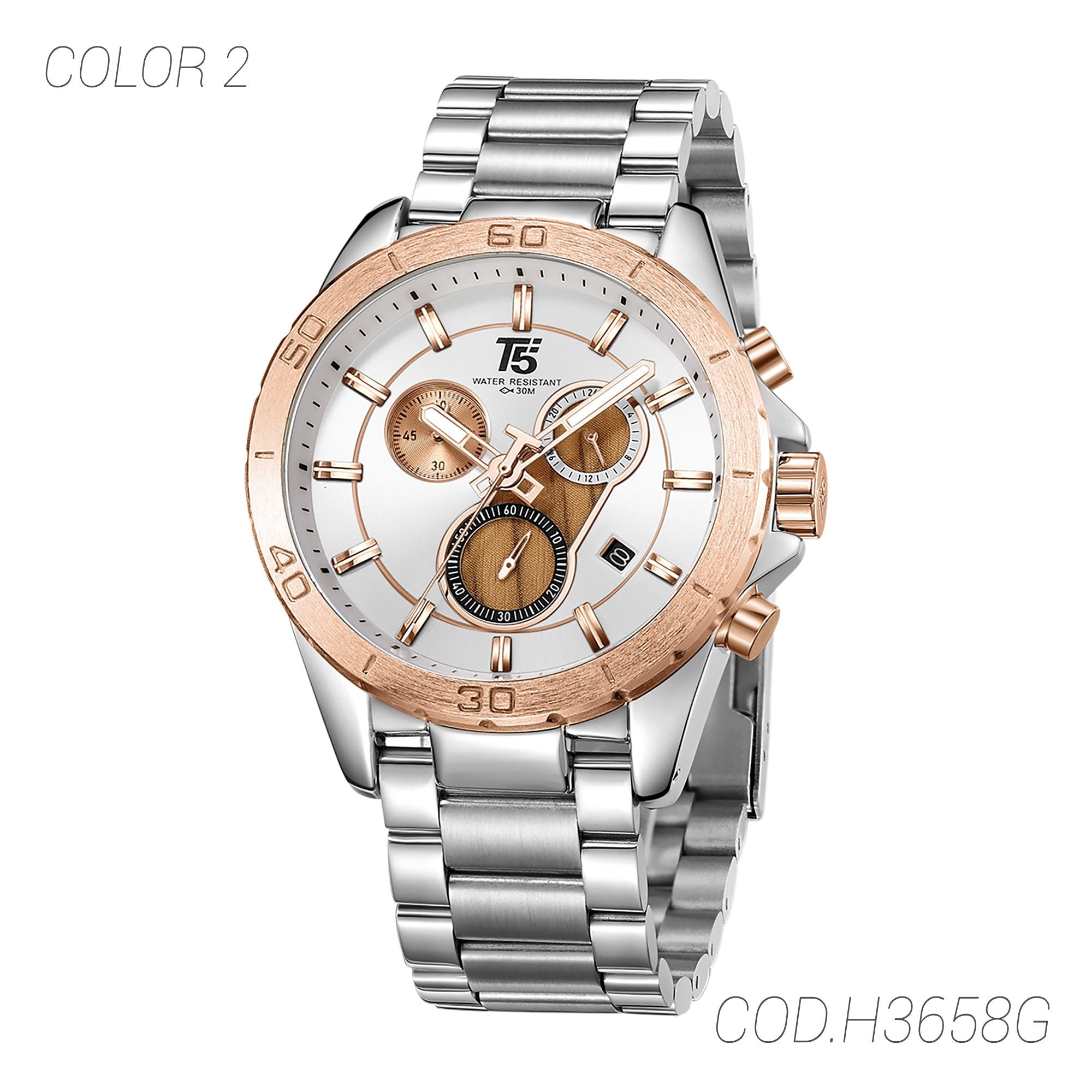 RELOJ ACUATICO HOMBRE H3658G T5