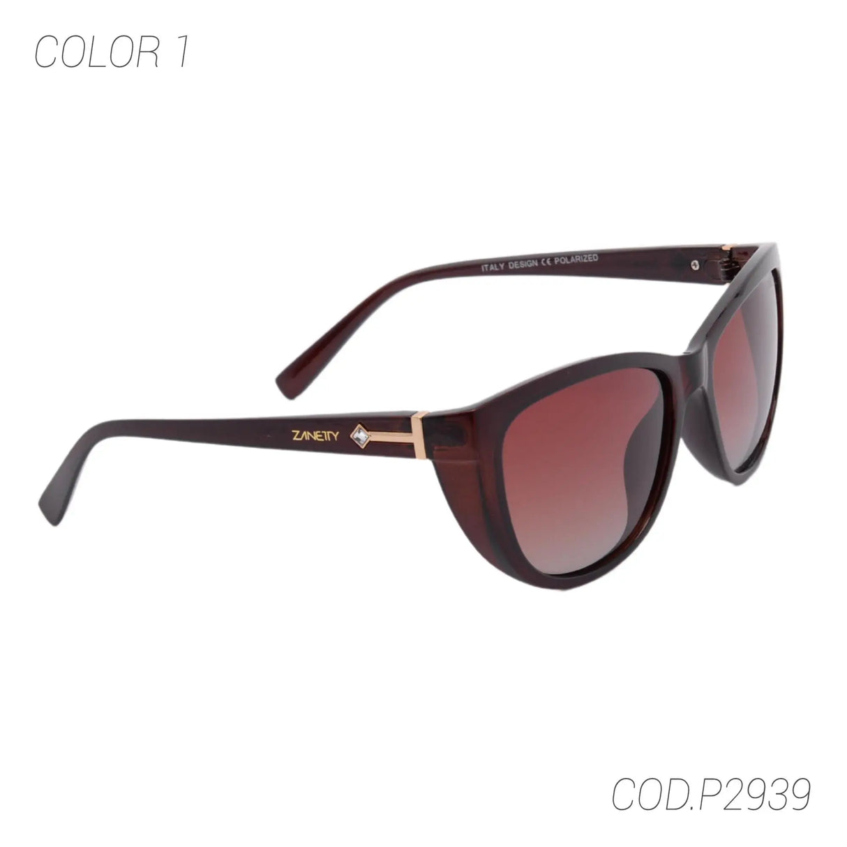 LENTES DE SOL POLARIZADOS MUJER P2939 ZANETTY ZANETTY