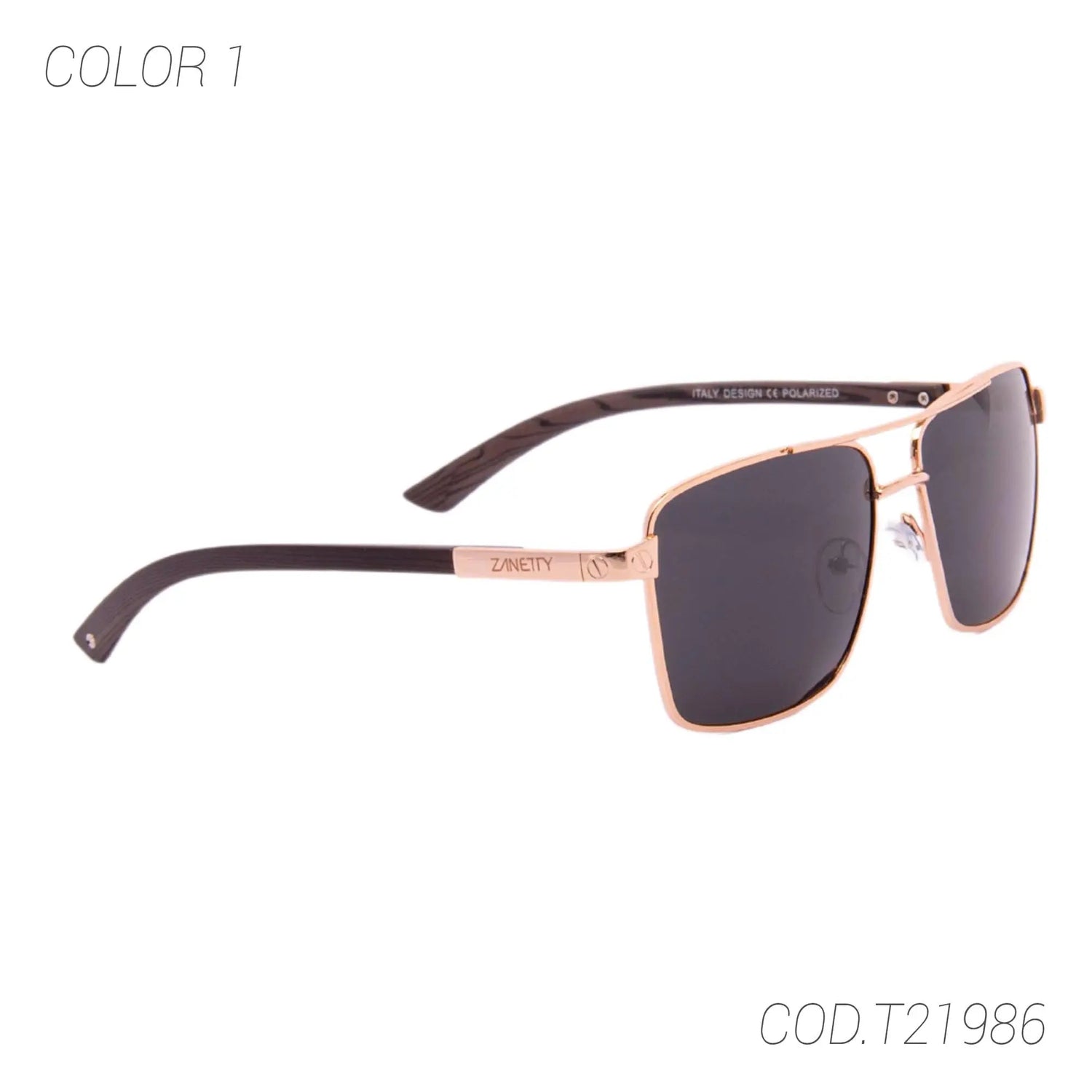 LENTES DE SOL POLARIZADOS UNISEX T21986 ZANETTY ZANETTY