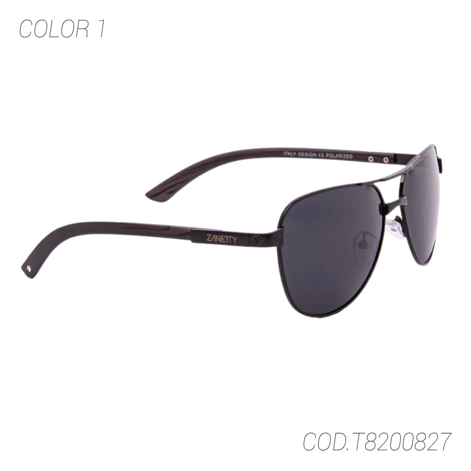 LENTES DE SOL POLARIZADOS UNISEX T8200827 ZANETTY ZANETTY