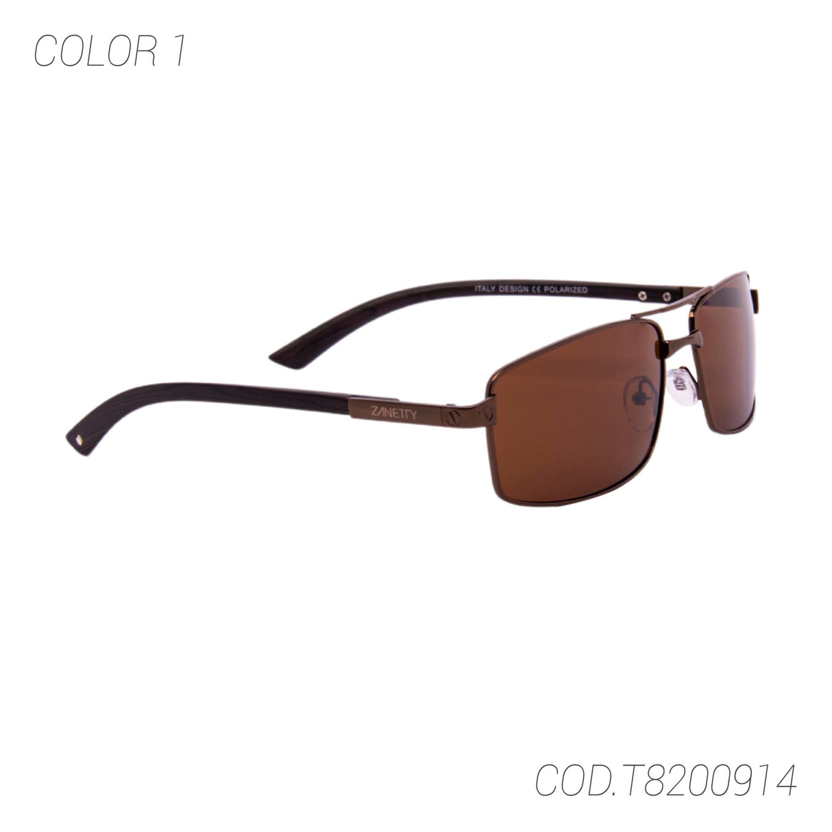 LENTES DE SOL POLARIZADOS UNISEX T8200914 ZANETTY