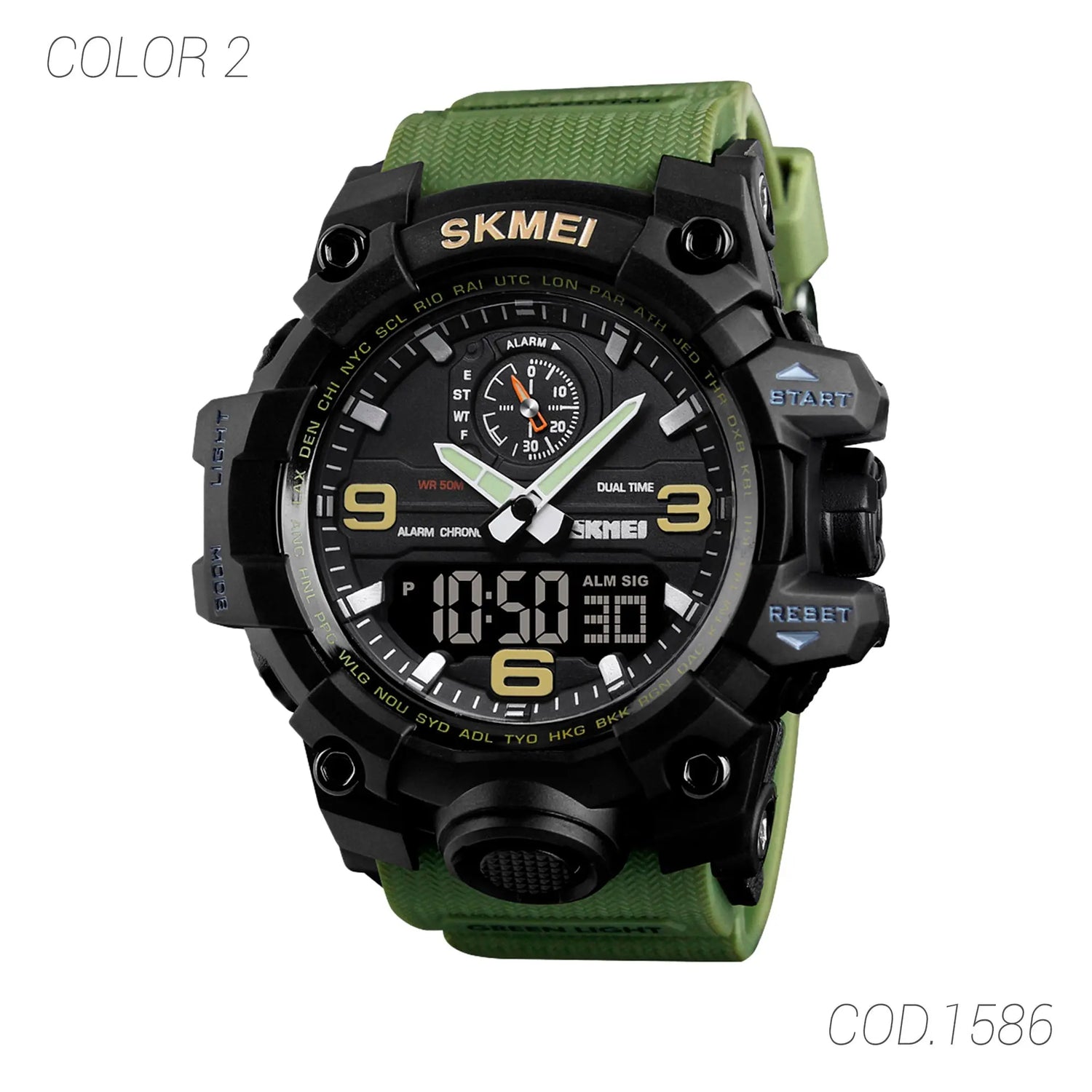 RELOJ ACUATICO HOMBRE 1586 SKMEI SKMEI